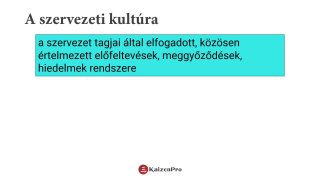 Szervezetfejlesztési és változáskezelési alapok